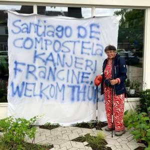 Francine Versantvoort onthaald na indrukwekkende pelgrimstocht