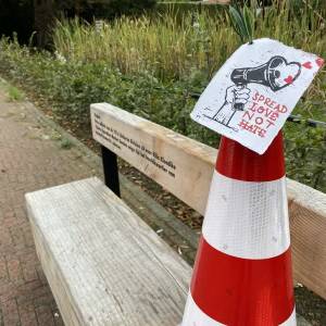 Vandalen vernielen opnieuw soldaten-beeld Veghel