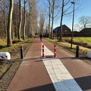 'knip' De Grote Braeck op fietspad Plein gerealiseerd