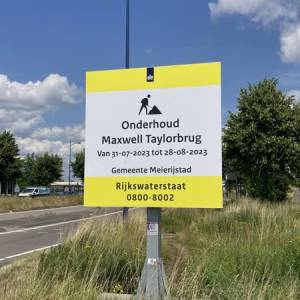 Werkzaamheden Taylorbrug via app te volgen