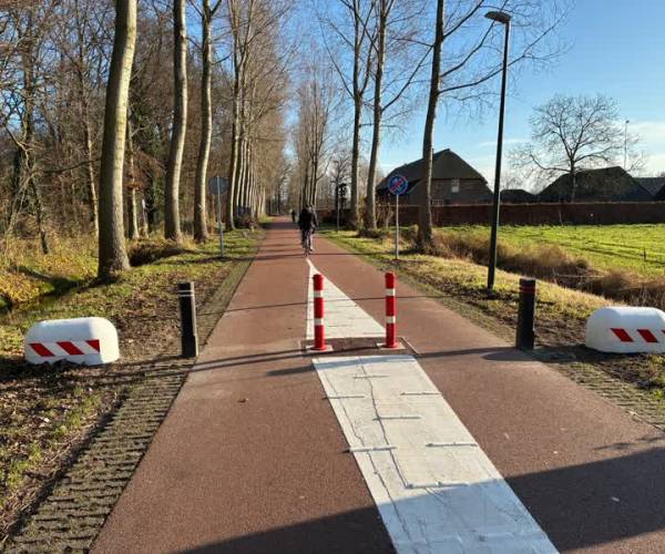 'knip' De Grote Braeck op fietspad Plein gerealiseerd