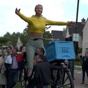 Kunstwerk met internationale allure langs snelfietspad onthuld (video)