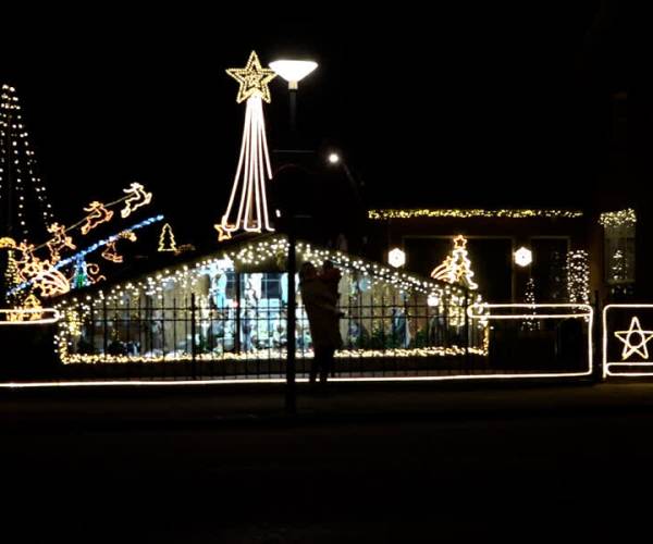 Kerstsfeer op de Boschweg in Schijndel (video)