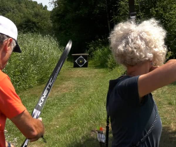 Strijd tegen de elementen tijdens het 5 Nations Handboogtoernooi