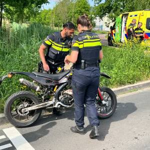 Ongeluk met brommer in Veghel