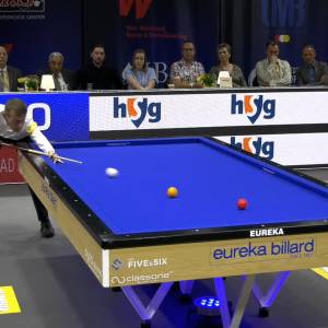 Blomdahl wint Wereldbekerwedstrijd Driebanden in Veghel