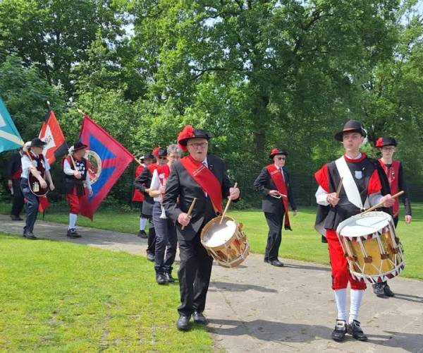 Druk gildeweekend in Schijndel met Koningschieten en Kringdag