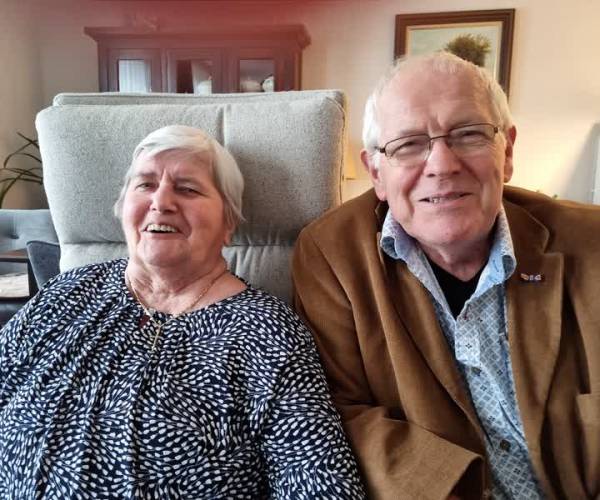 Riek en Jan Heesakkers uit Erp 60 jaar getrouwd