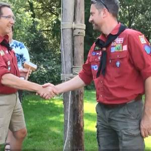 Nieuwe voorzitter Scouting Rooi (VIDEO)