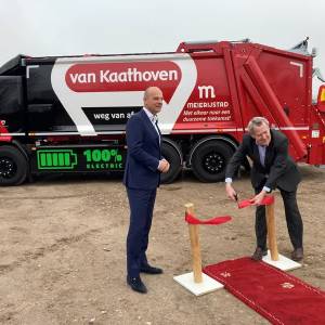 Eerste elektrische vuilniswagen in Meierijstad