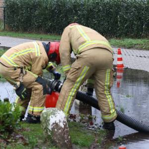 Elektriciteitskastje in water 'rookt'