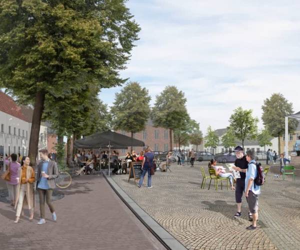 Parkeren op vernieuwde Markt in Rooi nog even overal toegestaan
