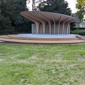 Muziekkiosk in Julianapark Veghel is bijna klaar