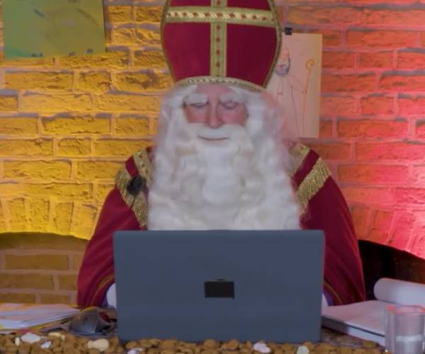 De make-over van Sinterklaas bij Omroep Meierij