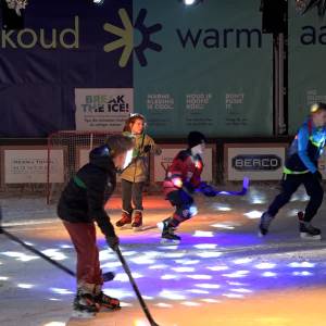 IJshockeyclinic op het Winterpark met Timo Janse (video)