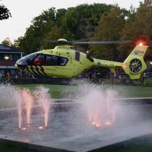 Inzet trauma helikopter in Schijndel trekt veel bekijks