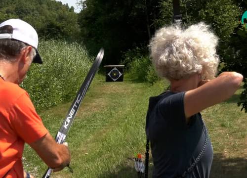 Strijd tegen de elementen tijdens het 5 Nations Handboogtoernooi