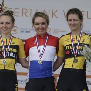 Brons voor Schijndelse op NK wielrennen dames