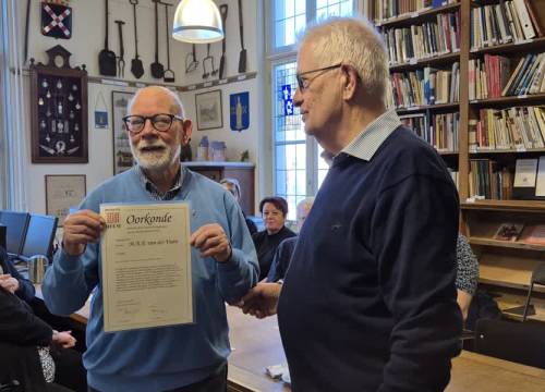 Zilveren Draaginsigne van Brabants Heem voor Henk van der Voort