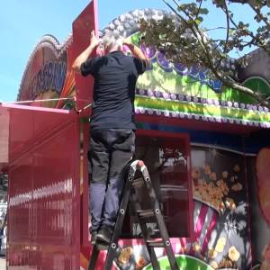 Opbouw kermis Sint-Oedenrode is begonnen (video)