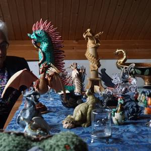 Verzameling draken op beurs in Veghel