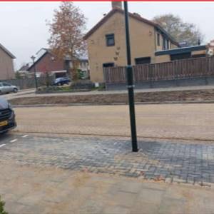 Lantaarnpaal op parkeerplek blijkt helemaal geen foutje