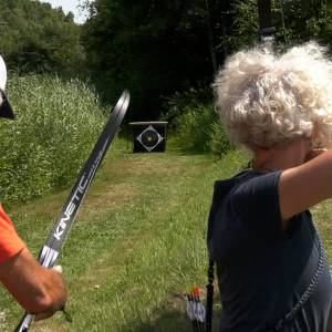 Strijd tegen de elementen tijdens het 5 Nations Handboogtoernooi