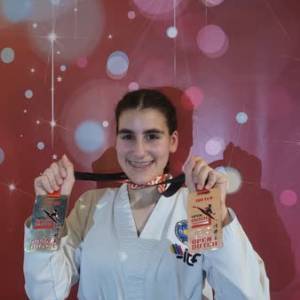 Elena Hambartsumian uit Schijndel succesvol bij Taekwon-Do toernooi