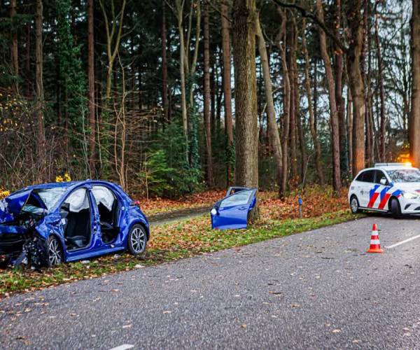 Automobilist zwaar gewond op Lieshoutseweg Sint-Oedenrode