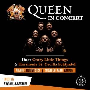 Premiére Paaspop-show ‘Queen in concert’ in spiegeltent Markt Schijndel