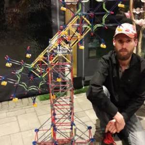 Verzamelbeurs met k'nex-expositie