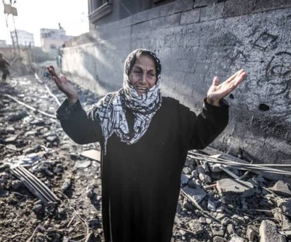 Protest in Sint-Oedenrode tegen geweld in Gaza