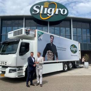 Nieuwe elektrische vrachtwagen voor Sligro
