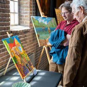 Expositie keramiek-, schilder-, en tekenkunst cursisten Studio Hooi