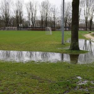 Sportpark de Neul weer onder water