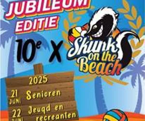 Zand, sport en gezelligheid bij jubileumeditie ‘Skunk on the Beach’