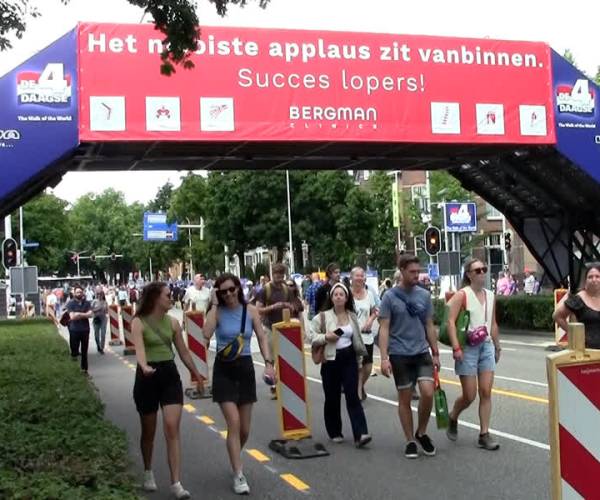 400 wandelaars uit Meierijstad doen mee aan de 4-daagse (video)