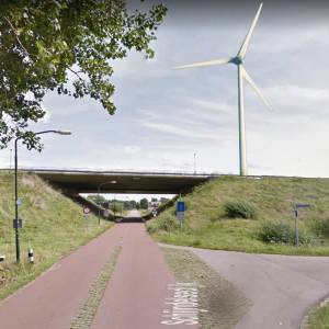 Eerste reactie op windmolens in Veghel al letterlijk zichtbaar