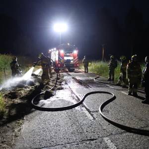 Brandweer Schijndel weet hooibrand snel te stoppen