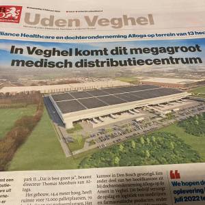 Megagroot medisch distributiecentrum op Foodpark Veghel