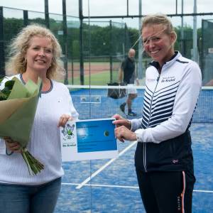 Tennispark De Krekel feliciteert 250ste zomerlid