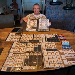 Pressed pennies op verzamelbeurs in Zijtaart