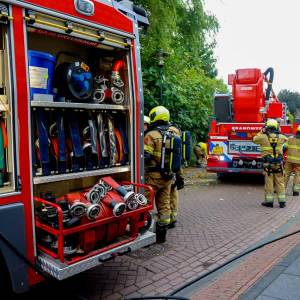 Brandweer rukt uit voor schuurbrand